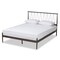 Baxton Studio Samir Modern Industrial Black Finished Metal Platform Bed-Full 195-12375-ZORO - alternate 6